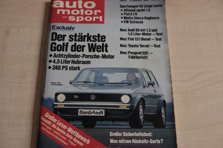 Deckblatt Auto Motor und Sport (12/1979)